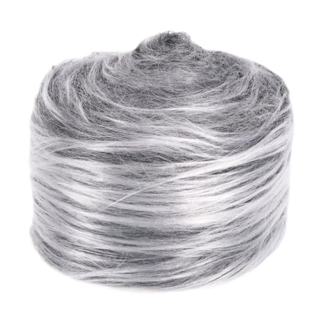 Parches de piel sintética peluda, tela de piel sintética, juguete para disfraces, tela artificial suave para bricolaje, para decoración de fiestas nav gris claro