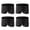 Gray, variant on Yaoyar Men's 4pcs Solid Color Boxer Briefs Short Leg Underwear Pack Health to Wear Blue XL