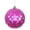 Fuchsia, variant on Vickerman 4" Fuchsia Matte Round Pine Cone Ornament, with drilled and wired caps. Comes 6 per Bag.