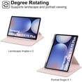 thumbnail image 5 of elitegadget Case for Samsung Galaxy Tab S10 FE+/S10 FE Plus 13.1 Inch 2025 Released - 360 Degree Rotation Protective Stand Clear Back Cover Case (Pink), 5 of 5
