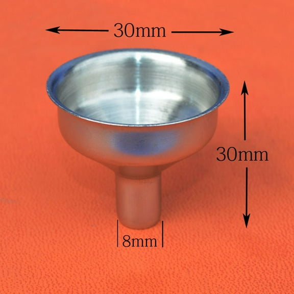 HOOWIFFY Steel Mini Funnel Stainless Steel Pouring Tool for Housewives Kitchen Use 6 Pcs