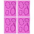 thumbnail image 4 of Molde De Silicona Para Marcos, 4 Piezas De Molde De Silicona Para Marcos De Fotos Portátiles Para El Hogar Para La Familia, 4 of 7