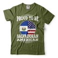 thumbnail image 4 of Proud To Be Salvadoran American Shirt El Salvador Patriotic Shirt El Salvador National Flag Tee (Large Navy Blue), 4 of 6