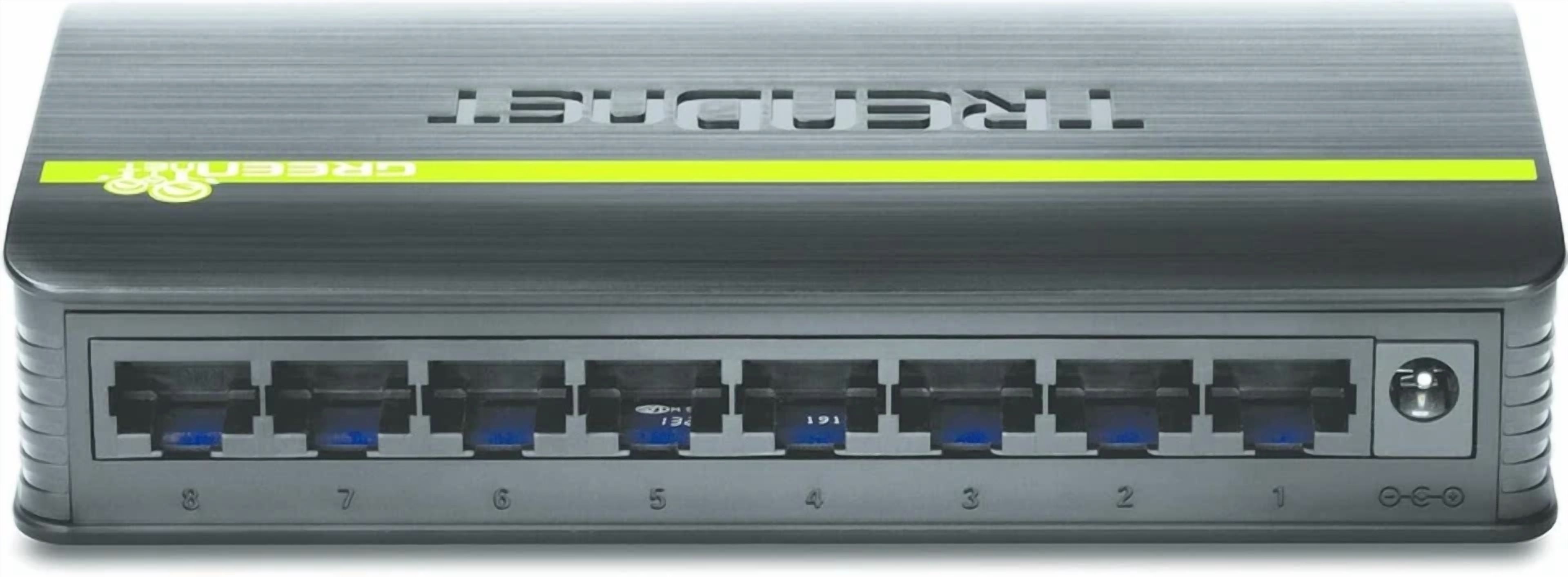 CRESTIN- Trendnet Te100-S8 8-Port 10100Mbps Network Ethernet Desktop Switch