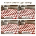 thumbnail image 7 of ODIKA 4'x6' Washable Area Rug Pet Friendly, Non-Shedding Plaid Checkered Checked Tartan Vintage Farmhouse Gingham Squares for Bedroom, Reading Nook, 7 of 7