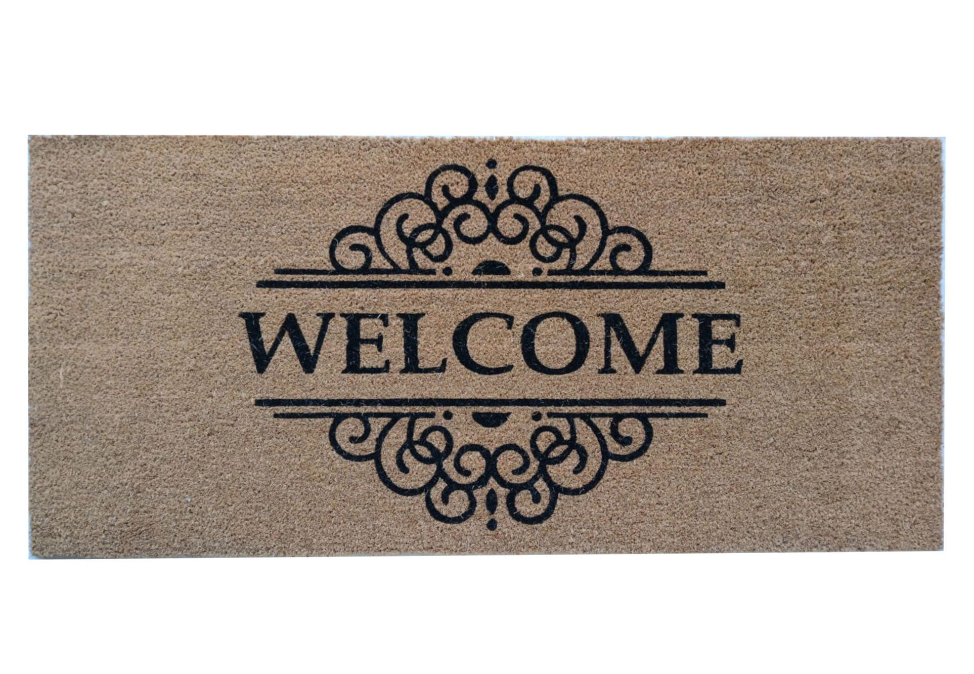 Home Decor Inc Coir Doormat – 18" x 30", Durable & Natural Entryway Mat