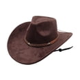 thumbnail image 4 of Western Cowboy Hat for and Or Hat for Parties Outdoor Events and Everyday Wear Without Brim Or Strap Cowboy Hat Bands for Women Cow Head Tan Hats for Women Ski Stuff for Girls Western Hats for, 4 of 4