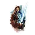 thumbnail image 2 of Boy's Star Wars: Obi-Wan Kenobi Watercolor Obi-Wan  Graphic Tee White Large, 2 of 4