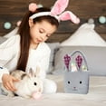 thumbnail image 4 of Tupukom Easter Decor Under $10 Easter Egg Hunt Basket Bunny Easter Basket,Easter Egg Hunting Basket,Rabbit Easter Tote Bags for Easter Decorations Candy Gifts Toy Storage, 4 of 9