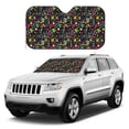 thumbnail image 4 of Bingfone Colorful Geometric Figures Car Windshield Sunshade,Sun Foldable Sun Shield Sun Visor for Car - Small, 4 of 8