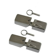 ALL SALES 3508C 07-14 WRANGLER JK HOOD LATCH CHROME PAIR