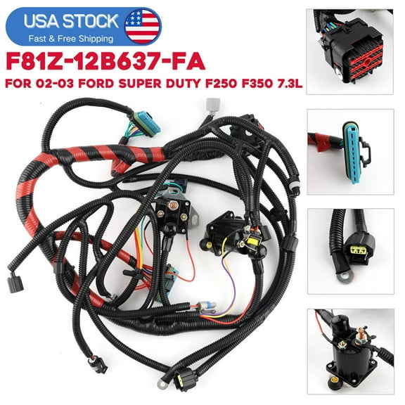 Engine Wiring Harness For 2002-03 Ford Super Duty 7.3 Powerstroke Turbo Diesel✅✅