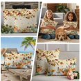 thumbnail image 4 of Outdoor Pillow Covers 16x16 Set of 2, Fall Green Orange Waterproof Patio Throw Pillow Covers for Couch Sofa Chair, Thanksgiving Maple Leaf Tree Pumpkins Decorative Pillowcases for Throw Pillows, 4 of 9