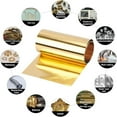 thumbnail image 7 of Brass Sheets Good Plasticity and High Strength golden 10.1x10x4.7x0.01cm 2m/roll, 7 of 7