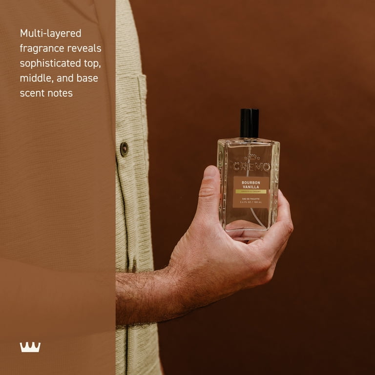 cremo tobacco bourbon Cremo Bourbon Vanilla Men's Spray Cologne