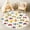 Color 2, variant on 4ft Nursery Rug, Cute Road Map Colorful Cars Trees Mountains Playful Scandinavian Style Washable Playroom Educational & Fun with Cars and Toys Non-Slip Children Rugs for Kids Classroom Decor