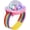 Pink, variant on CATPAN Disco Ball Light, Wearable Mini Portable LED Lamp Night Strobe Watch Bracelet USB Charging Voice Controlled with Suction Cup for Kid Party Car Dancing DJ Club(Pink)