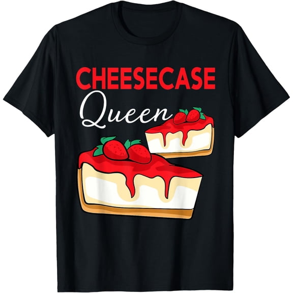 Cheesecake Queen Baker Cheese Cake Cooking Lover T-Shirt