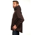 thumbnail image 2 of Bass Creek Outfitters Men's Twill Bonded Fleece Softshell Jacket, Sizes M-2XL, 2 of 13