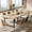 Light Brown, variant on Fnova 94"Large Conference Table for 8-10 People, Modern Executive Meeting Table with Cable Management & Adjustable Feet, Heavy-Duty Office Conference Desk for Boardroom, Training Room
