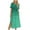 Mint Green, variant on Beach Dresses for Women, Women's Casual Summer Dress Spring Short Sleeve Dress With Pockets Beach A Line Casual Dress