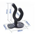 thumbnail image 2 of Gancho para guitarra, soporte de pared para guitarra, colgador de montaje en pared con tornillo, 2 uds., 2 of 2