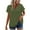 Green, variant on XuJwPNcy Womens Dressy Casual Tops Petal Short Sleeve V Neck Blouse Summer Business Lace Chiffon Boho Blouse