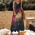 thumbnail image 3 of Starry Sky Constellation Galaxy Sleeveless Dress Dresses Women Summer Women's Summer Clothing, 3 of 9
