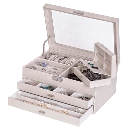 Alana Locking Jewelry Box