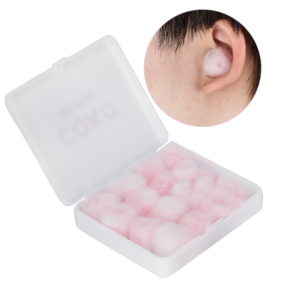 OTVIAP Wax Cotton Noise Reduction Waterproof Earplugs Adault Child
