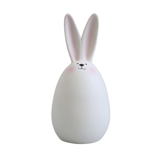 Bonita estatua escultura coleccionable figuras de conejo de Pascua para oficina coche C 15cm Rubor