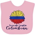 thumbnail image 3 of Inktastic I'm So Cute, I Must Be Colombian Sunflower Boys or Girls Baby Bib, 3 of 4