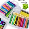 thumbnail image 2 of shiyou-Polymer Clay-Oven Baked Modeling Clay with Sculpting Tools, 36 Colors, 2.6 lbs, 2 of 4