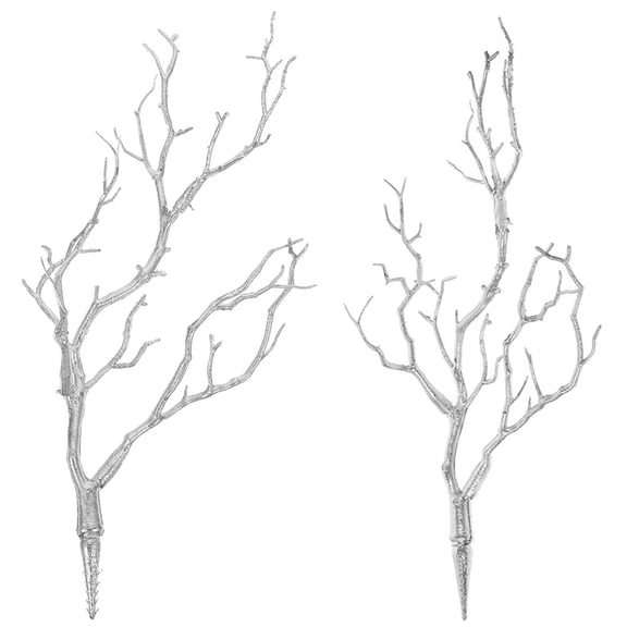 HAMPPLIES 2Pcs Artificial Plastic Branches for Vase Filler DIY Accessory Realistic Appearance Ornaments