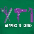 thumbnail image 3 of CafePress - WMN Hair Stylist Purple Tools Of The Trade T Shirt - Women's Traditional Fit Dark T-Shirt, 3 of 4