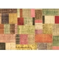 thumbnail image 1 of Ahgly Company Indoor Rectangle Patchwork Brown Transitional Area Rugs, 5' x 7', 1 of 4