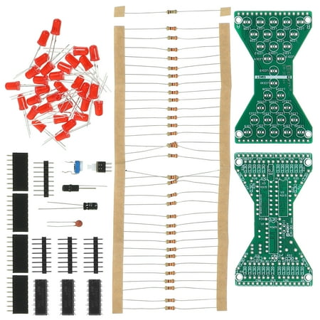 

Hourglass Solder Practice Kit for DIY Electronic Soldering Welding Suite Accessories Plastic