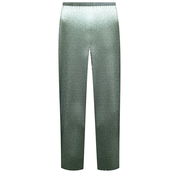 Plus size 1x Petite Orange Fractal Sweater Knit Tapered Orange Pants