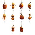 thumbnail image 4 of Qarigey Decoraciones navideñas de calabaza impermeables y resistentes a la decoloración decoración de Halloween fiesta de México al aire Disfraces de disfraces uno, 4 of 6