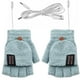 thumbnail image 1 of Guantes calefactables eléctricos USB, manoplas ajustables de 2 lados para ciclismo, esquí (verde) Ehuebsd Para estrenar, 1 of 4