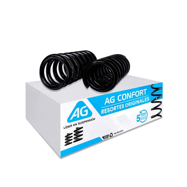 Resortes AG para Auto Delanteros para Ford Lobo 4x2 1997 a 2003 2 Piezas Nuevos