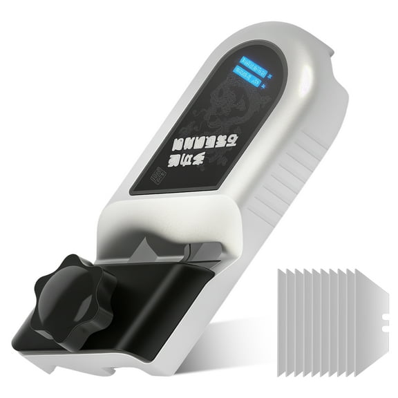 Plasterboard V Chamferer 45° 90° Trimming Tool Gypsum Board Planer Manual Plasterboard Fast Cutter Efficient Gypsum Board Angle Planer with 10 Blades for Plasterboard