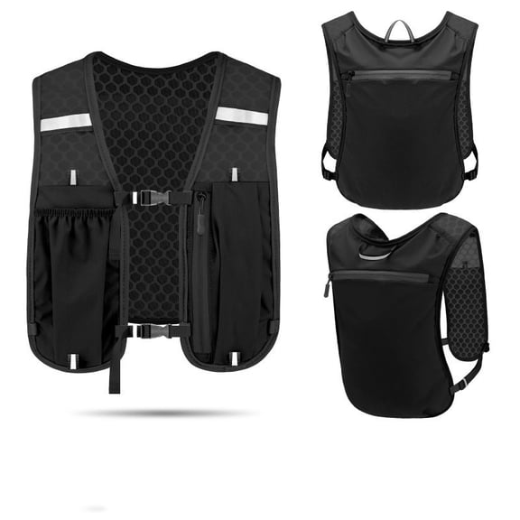 GULUCK Running Hydration Vest Backpack,Lightweight Insulated Pack with 1.5L Water Bladder Bag Daypack for Hiking Trail Running Cycling Race Marathon for Women Men