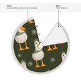 thumbnail image 5 of Christmas Tree Skirt, Mallard Ducks Wild Birds Christmas Tree Decorations Indoor, Tree Skirts Mat With Tassel Trim for Halloween New Year Holiday Christmas Party Decor 36 Inches, 5 of 7