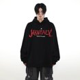 thumbnail image 1 of Sweat à Capuche style national pour couple (Noir, TG), 1 of 10