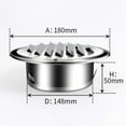 thumbnail image 4 of YAOMOBB Cache-Ventilation en Acier Inoxydable avec Grille d'Échappement Intégrée, 4 of 5