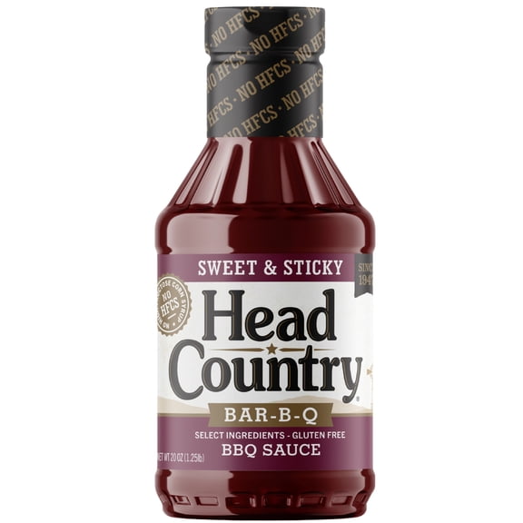 Head Country Sweet and Sticky BBQ Sauce, 20 oz