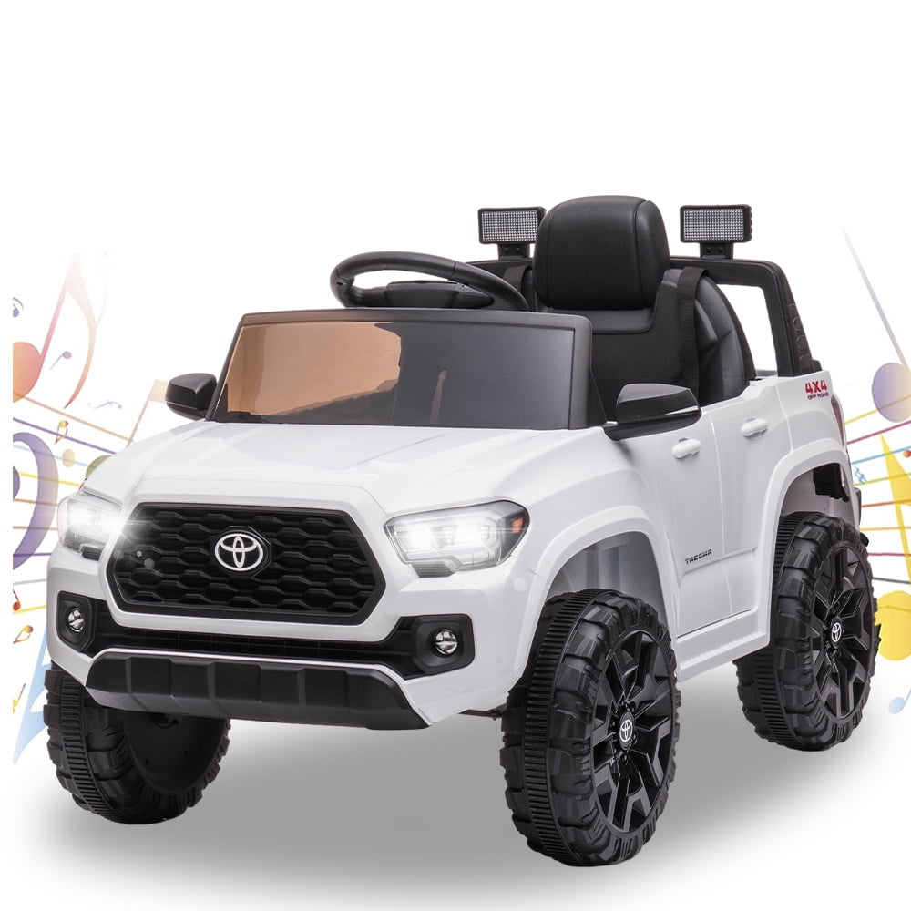 Kids Electric Ride on Toys, 12V White 