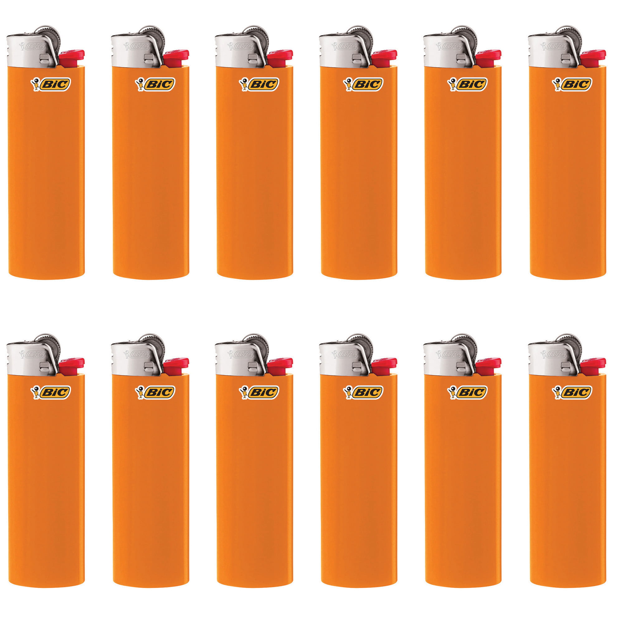 BIC Classic Lighter, Orange, 12-Pack (packaging may vary) 