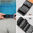 thumbnail image 5 of Mens Ratchet Belt,Leather Adjustable Slide Belt For Gift Mens Dress Casual 1 3/8",Size Adjustable, 5 of 9